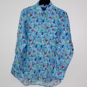 michael's Flipper Men's Linen Shirt - Size Small